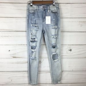 Cello High Rise distressed Denim Jeans Size 3